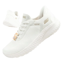 Pantofi sport Skechers Bobs Squad Chaos [117497/OFWT] pentru femei, alb.