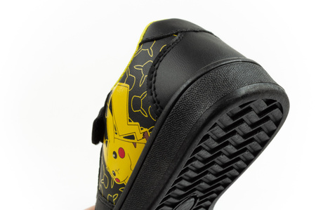 Pantofi sport pentru copii Leomil, adidași ușori Pokemon cu velcro, negri