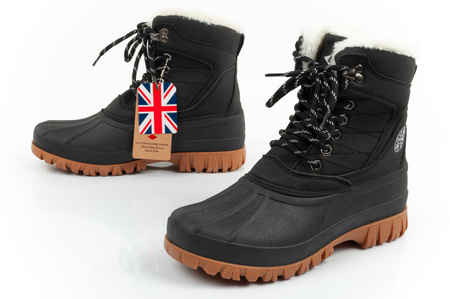 Cizme de iarnă pentru zăpadă Lee Cooper cu piele de oaie [LCJ-24-44-2868L], negre.