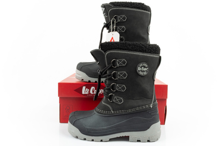 Ghete de iarnă Lee Cooper pentru băieți, negre