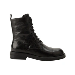 Ghete de damă Lee Cooper, negre, din piele naturală la modă