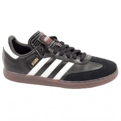 Teniși Adidas Samba, piele la modă, negri