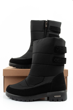 Ghete de iarnă Progress, ghete de zăpadă izolate pentru femei, fermoar la modă