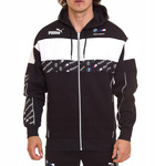 Hanorac sport pentru bărbați Puma BMW MMS [621866 01], alb-negru.