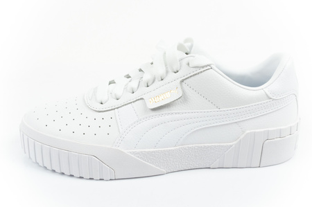 Pantofi sport pentru femei Puma Cali, piele, platformă albă, la modă