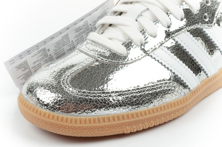 Adidas Samba OG Teniși Argintii pentru Femei, Piele la Modă