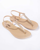 Sandale Ipanema Sandal Class pentru femei, bej deschis cu auriu