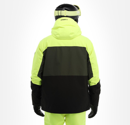 Jachetă sport de iarnă pentru bărbați O'Neill Carbonite Snowboard Ski 10K Verde Negru