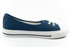Teniși Lee Cooper pentru femei, balerini albaștri, fără slip-on