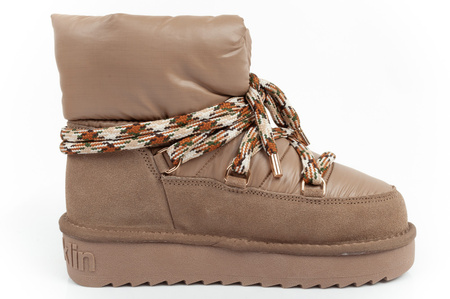 Pantofi de iarna dama D.Franklin [DFSH375003-TAUP], maro.