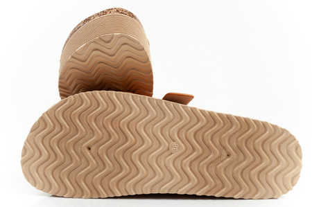 Pantofi Lee Cooper pentru femei, papuci cu platformă, maro, confortabili [LCW-25-35-3494L]