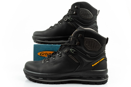 Ghete de drumeție din piele impermeabile Grisport Nero pentru bărbați