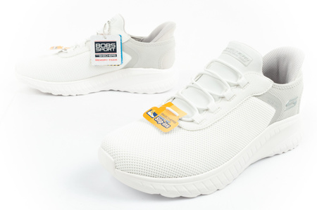 Pantofi sport Slip-On Skechers Bobs Squad pentru bărbați, albi, SLIP-INS