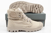 Teniși sport Palladium Baggy High-Top pentru bărbați, gri, la modă