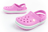 Pantofi copii, pantofi, sandale, saboti, Crocs Crocband Clog [207006-6SW], roz.
