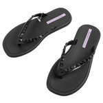 Șlapi de damă Ipanema Meu Sol Ad, confortabili, negri, la modă