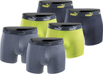 Pantaloni scurți boxer Puma pentru bărbați, pachet de 6 boxeri din bumbac, confortabili
