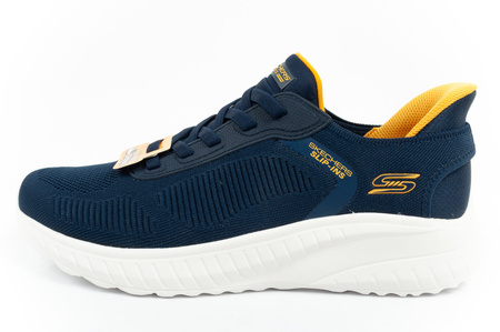 Pantofi sport pentru bărbați Skechers Bobs Squad Chaos [118312/NVY] SLIP-INS, bleumarin.