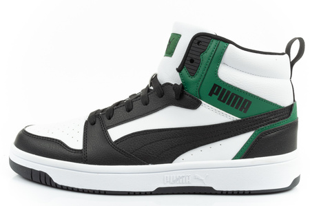 Pantofi sport pentru bărbați Puma Rebound v6 [392326 16], negru, alb și verde.