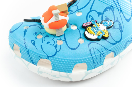 Sandale Crocs Smurfs, șlapi, sandale pentru femei, saboți la modă și confortabili, Smurfs