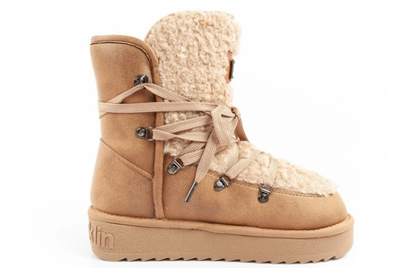 Ghete de iarnă pentru copii D. Franklin, căptușeală modernă din blană, izolate