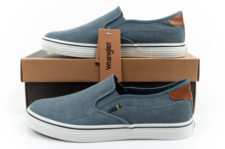 Teniși albaștri Wrangler Calypso Slip-On pentru bărbați