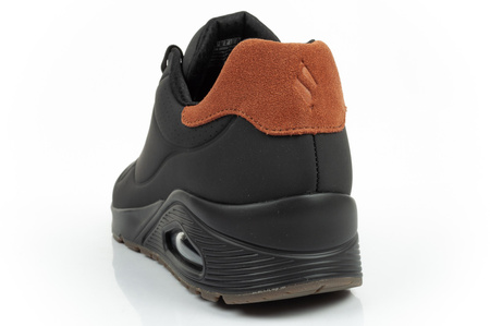 Pantofi sport pentru bărbați Skechers Uno [183004/BBK], negri.