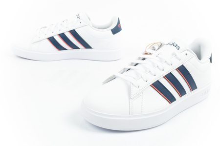 Adidas Grand Court 2.0 pantofi sport sneakerși bărbați la modă alb