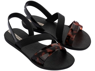 Sandale vibrante pentru femei Ipanema, la modă, confortabile, negre, maro
