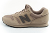Pantofi sport New Balance 373 pentru bărbați, piele bej la modă