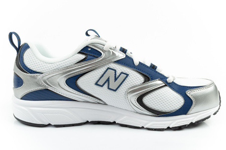 Pantofi sport New Balance 408 pentru bărbați, la modă, confortabili, albi, argintii