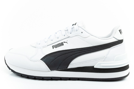 Pantofi sport Puma ST Runner v4 pentru copii, piele albă