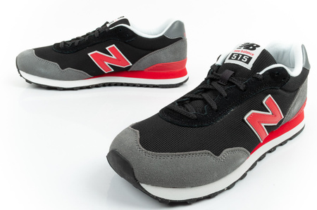 Pantofi sport New Balance 515 pentru bărbați, la modă, confortabili, negri, roșii