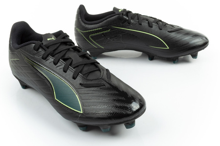 Ghete de fotbal Puma Ultra 6 Play FG/AG pentru teren solid, negre