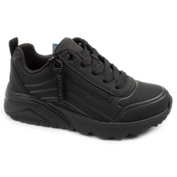 Teniși negri Skechers Uno Lite pentru copii