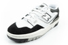 Pantofi sport New Balance 550 pentru tineri, din piele, la modă, alb-negru