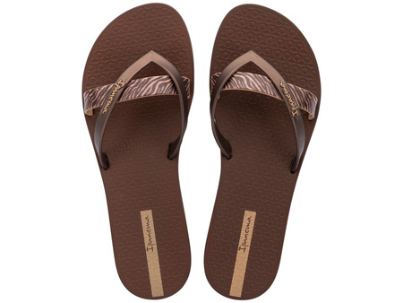 Șlapi de damă Ipanema Kirei, la modă și confortabili, maro pentru plajă