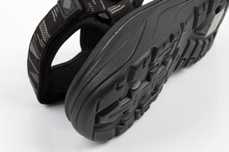 Sandale Lee Cooper pentru bărbați cu velcro pentru vară, plajă, negre ușoare