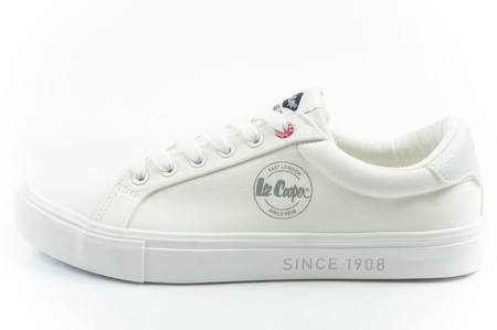 Teniși Lee Cooper pentru bărbați, albi la modă, confortabili