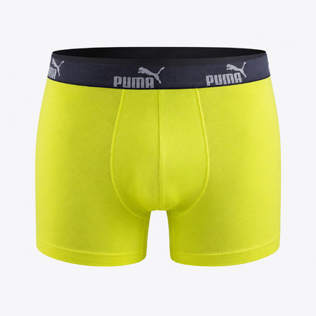 Boxeri bărbătești Puma, set de 6, negru, verde, bleumarin