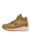 Teniși sport Fila Alpha pentru bărbați, model înalt, toamnă, piele maro