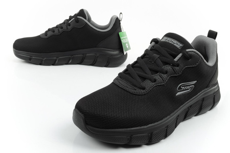 Teniși Skechers Bobs B Flex pentru bărbați, negri la modă