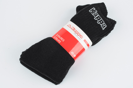 Kappa șosete lungi negre [34113IW 901] 3PAK