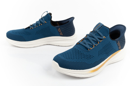 Pantofi sport Skechers Slade pentru bărbați, confortabili, respirabili, bleumarin [210810/BLU].