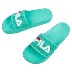 Șlapi Fila Morro Sporty pentru femei - Papuci de piscină verzi confortabili
