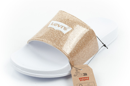 Șlapi sport Levi's pentru femei, confortabili, cu sclipici, la modă