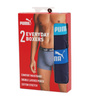 Boxeri Puma pentru bărbați, set de 2, bleumarin, din bumbac confortabil