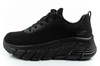 Teniși Skechers Bobs B Flex pentru femei, în negru la modă