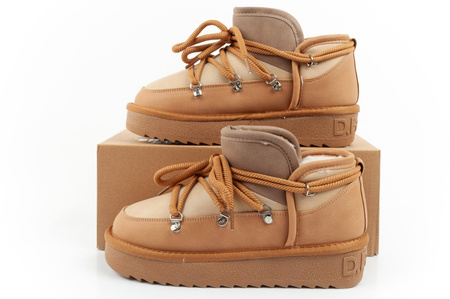 Ghete de zăpadă de iarnă pentru femei D.Franklin - Ghete izolate la modă până la gleznă