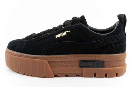 Pantofi sport Puma Mayze pentru femei, cu platformă, negri, din piele la modă